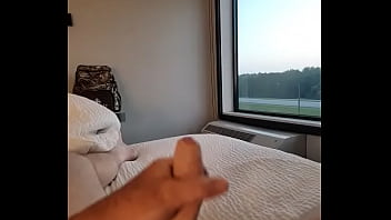 [Masturbation, Hotel, Cumshot] Hotel Cumshot