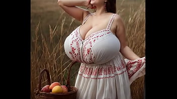 [Animation, Gigantic Breasts, Ukrainian] Ukrainian BBW 3 Animation Preview AI Generated